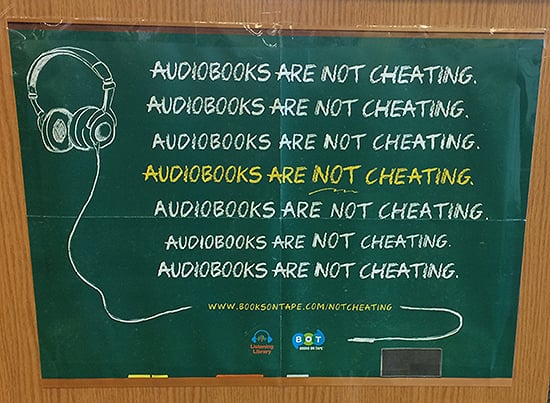 Audiobooks Are Not Cheating