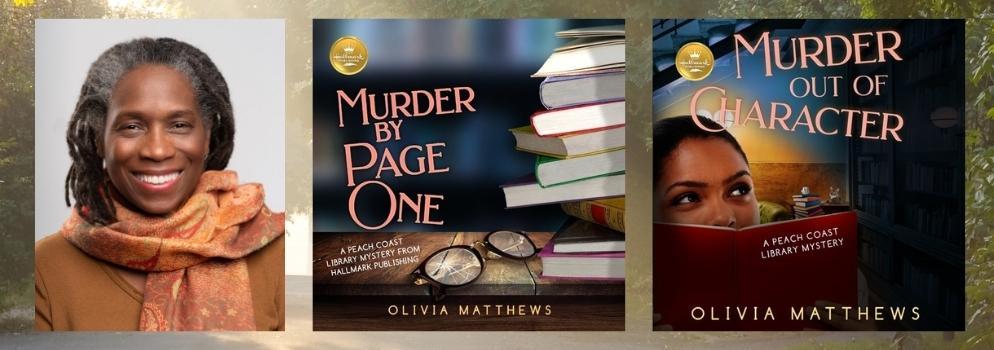 Janina Edwards and the covers of mysteries