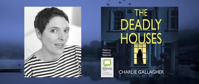 Antonia Beamish and cover of Deadly Houses