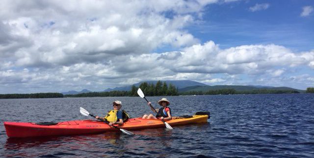 Kayaking by Katahdin