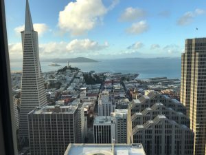 San Francisco through my hotel window