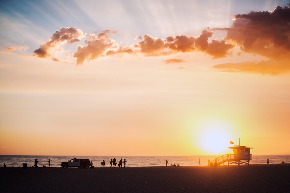 Seashore during Golden Hour