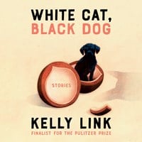 WHITE CAT, BLACK DOG
