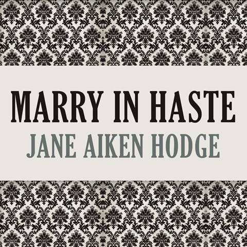 MARRY IN HASTE 