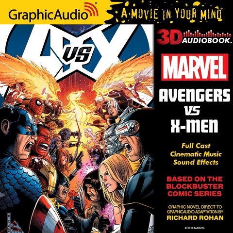 Marvel Avengers Vs X Men By Various Authors Richard Rohan Adapt Read By Richard Rohan And A Full Cast Audiobook Review Audiofile Magazine