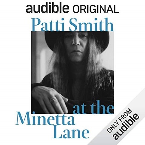 PATTI SMITH AT THE MINETTA LANE