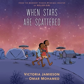 WHEN STARS ARE SCATTERED by Victoria Jamieson, Omar Mohamed, read by Faysal Ahmed, Barkhad Abdi, and a Full Cast