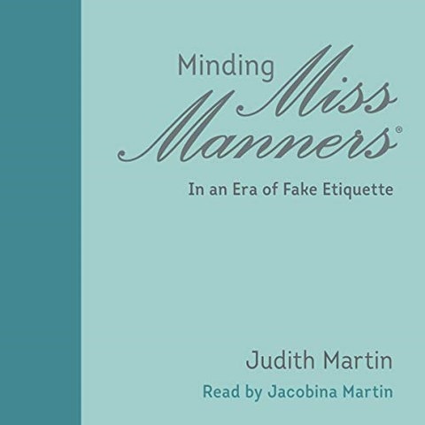 MINDING MISS MANNERS