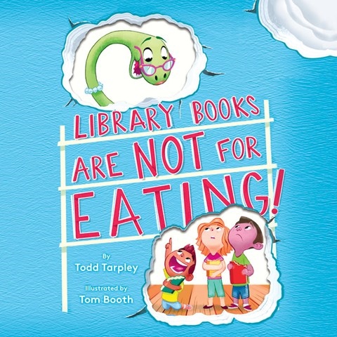 LIBRARY BOOKS ARE NOT FOR EATING!