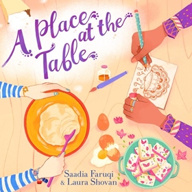 A PLACE AT THE TABLE by Saadia Faruqi, Laura Shovan, read by Nikhaar Kishani, Caitlin Kelly