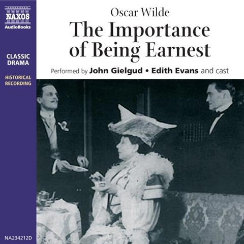 THE IMPORTANCE OF BEING EARNEST